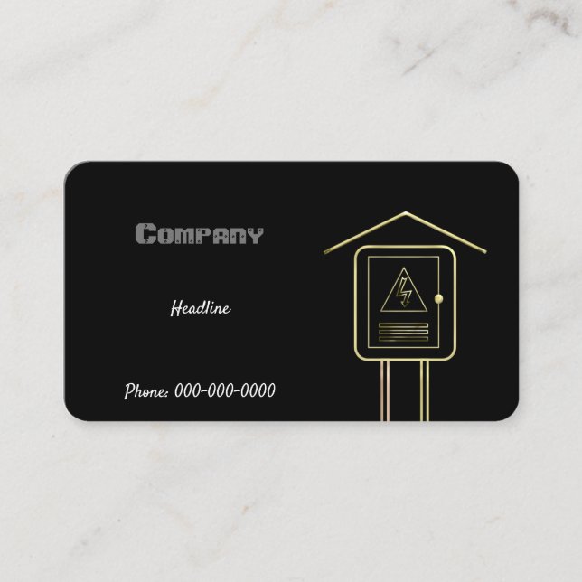 Elektriker Visitkort (Framsida)