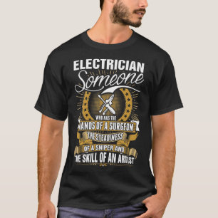 Elektrikerexpertis av en konstnärTshirt T Shirt