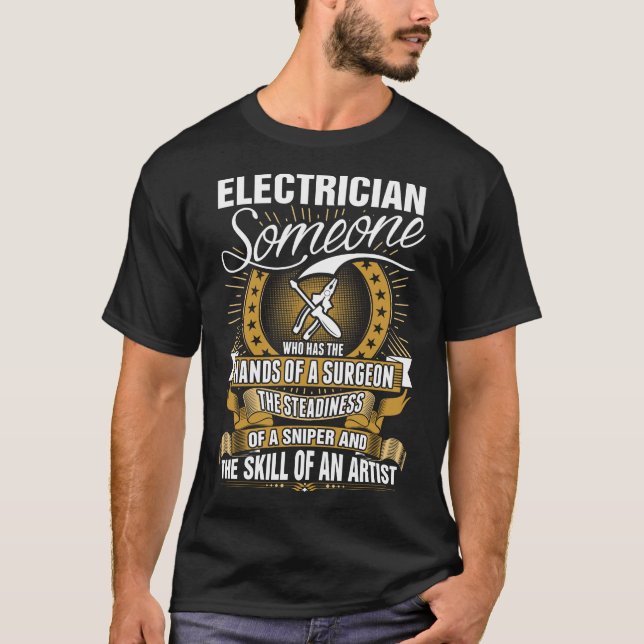 Elektrikerexpertis av en konstnärTshirt T Shirt (Framsida)