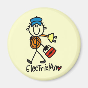Elektrikerstick figur magnet