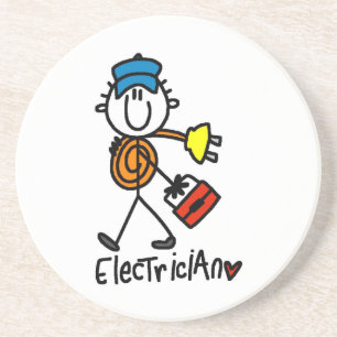 Elektrikerstick figur underlägg