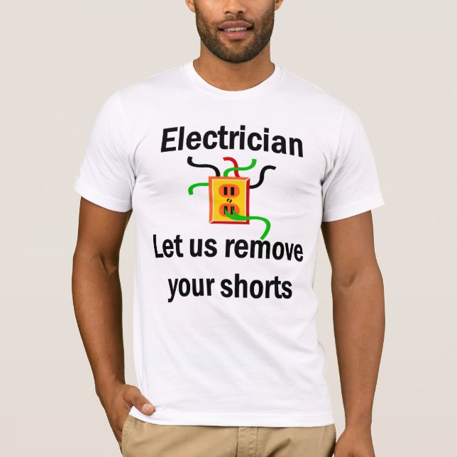 ElektrikerT-tröja T-shirt (Framsida)