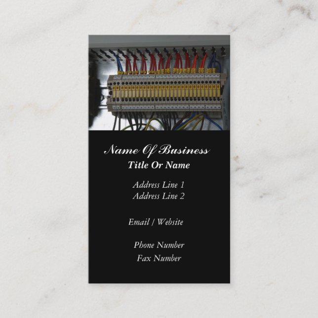 Elektrikervisitkort Visitkort (Framsida)