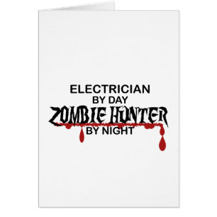 ElektrikerZombiejägare Hälsningskort