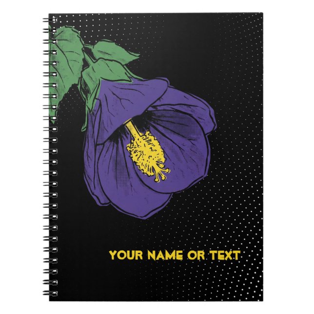 Elektrisk Abutilon 'Violetta': Bedragaren Anteckningsbok (Framsidan)