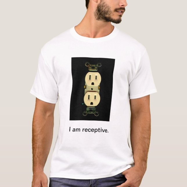 Elektrisk affär för leverantöruttagelektriker t-shirt (Framsida)