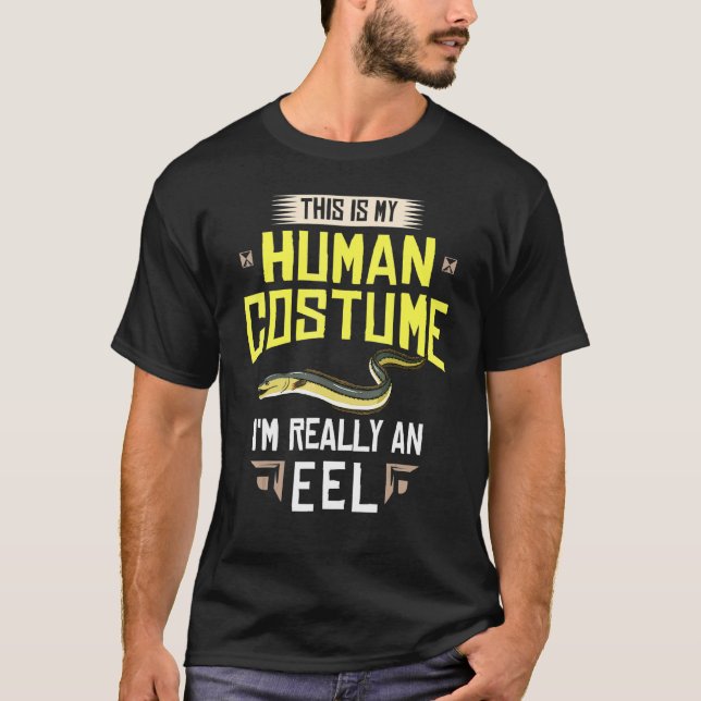 Elektrisk ål Fisk Muränor Orm T Shirt (Framsida)
