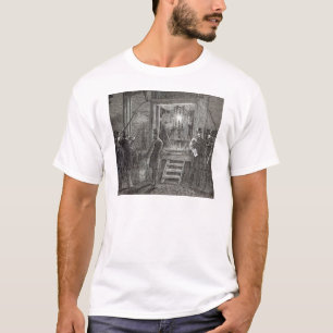 Elektrisk apparatur för ta tid påtorn t-shirt