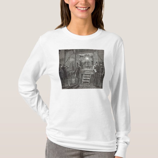Elektrisk apparatur för ta tid påtorn tee shirt (Framsida)