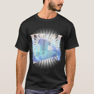 ELEKTRISK BLÅ EDM TEE SHIRT