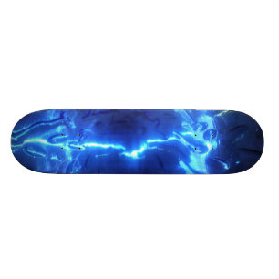 Elektrisk blåttSkateboard Old School Skateboard Bräda 18 Cm