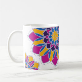 Elektrisk blommandala-mugg kaffemugg