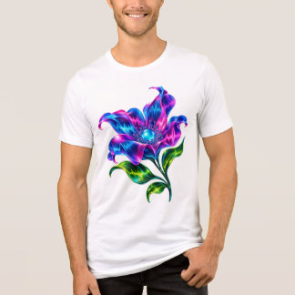 Elektrisk blomning T-shirt