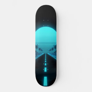 Elektrisk Cruising Synthwave  Mini Skateboard Bräda 18,5 Cm