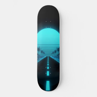 Elektrisk Cruising Synthwave  Mini Skateboard Bräda 18,5 Cm