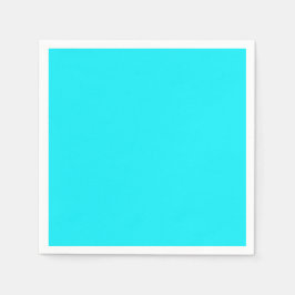 Elektrisk cyan pappersservett