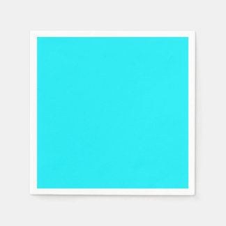 Elektrisk cyan pappersservett