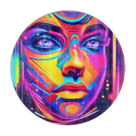 Elektrisk Drömlandskaps Psykedeliska Porträtt