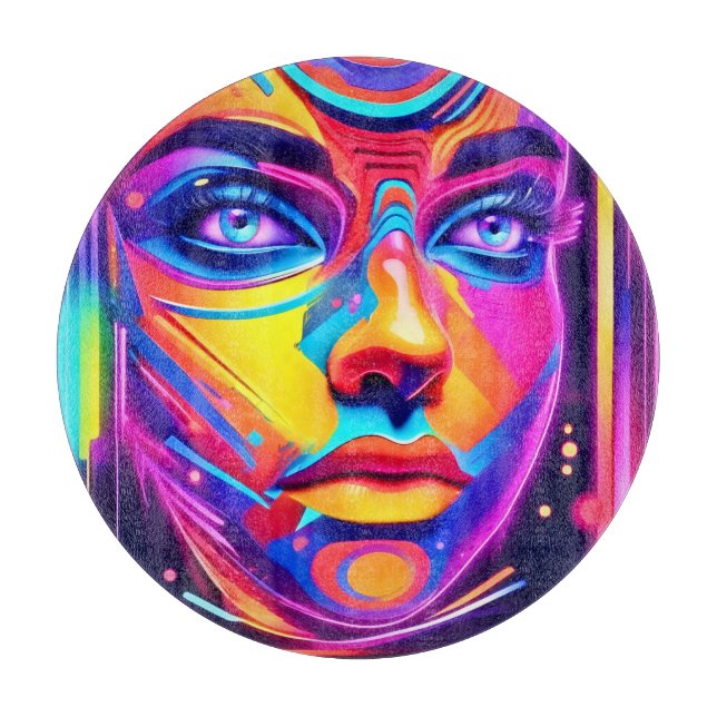 Elektrisk Drömlandskaps Psykedeliska Porträtt (Framsidan)