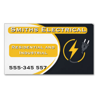 Elektrisk Enkel Affärs Kylskåpsmagnet  Magnetiska Visitkort