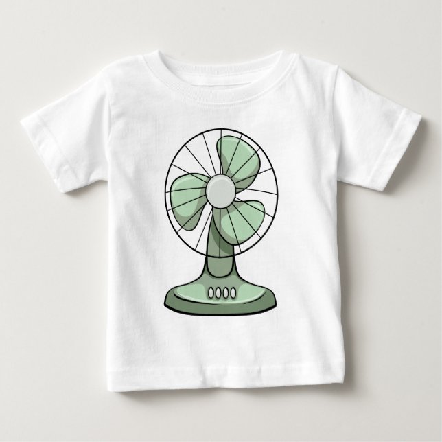 Elektrisk fläkt t-shirt (Framsida)