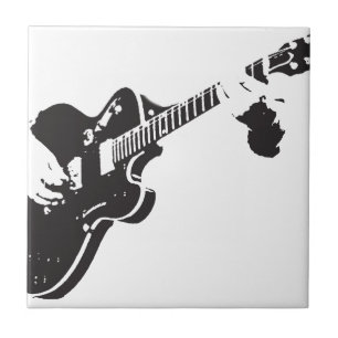 Elektrisk gitarr kakelplatta
