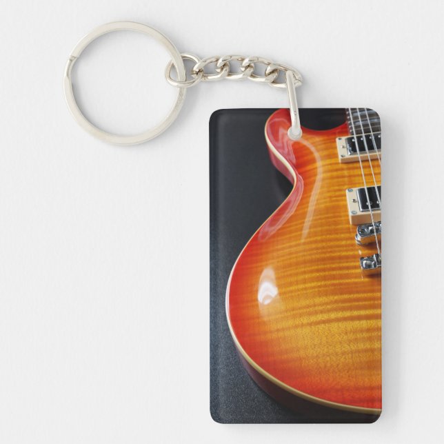 Elektrisk gitarr Keychain (Framsidan)