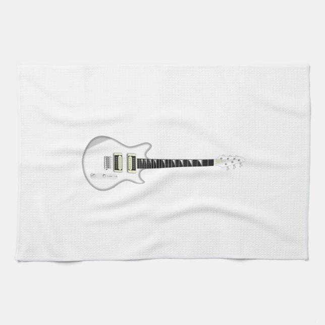 Elektrisk gitarr kökshandduk (Horisontell)