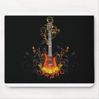 Elektrisk gitarr Mousepad Musmatta