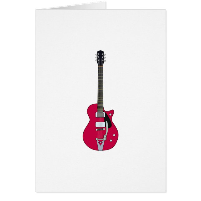 Elektrisk gitarr OBS kort (Framsidan)