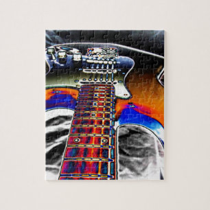 Elektrisk gitarr pussel