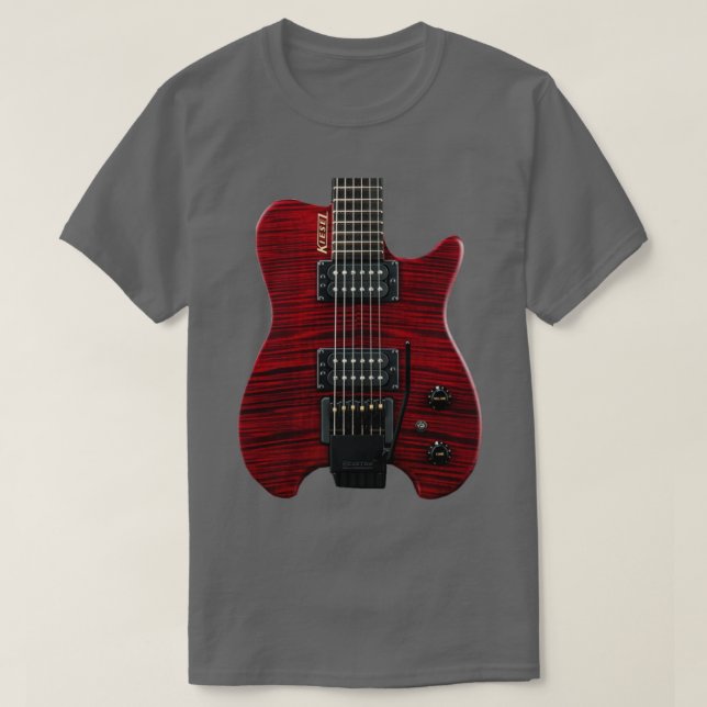 elektrisk gitarr t shirt (Design framsida)