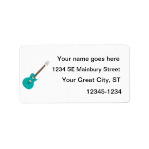elektrisk gitarr teal.png adressetikett