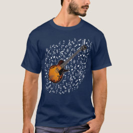 Elektrisk gitarrskjorta för Sunburst Tee Shirt