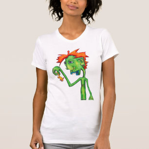 Elektrisk guldfisk tee shirt