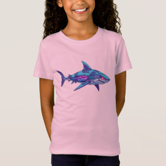 Elektrisk haj t shirt