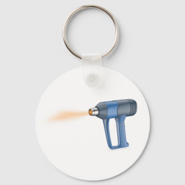 Elektrisk industriell värmepistol nyckelring (Framsida)