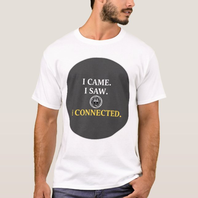 Elektrisk ingenjör I Ansluten Pun Tech-gåva T Shirt (Framsida)