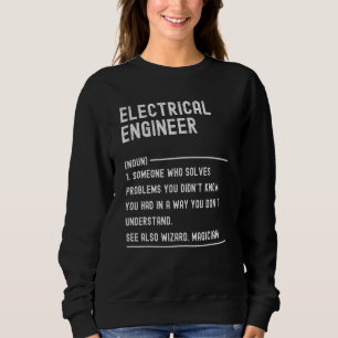 Elektrisk ingenjörs definition t-shirts roliga job