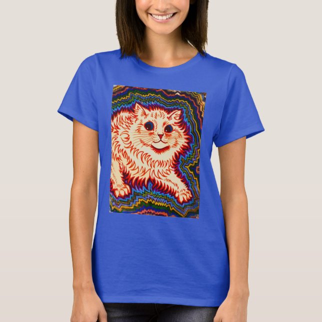 Elektrisk katt, Louis Wain T Shirt (Framsida)