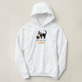 elektrisk katt med häxhatt på halloween redigerbar t shirt