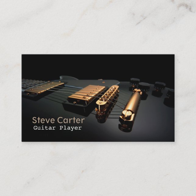 Elektrisk lärare för konstnär för visitkort (Framsida)