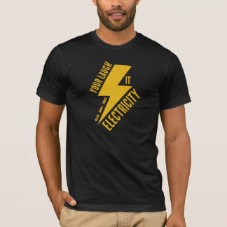 Elektrisk leende blixt Art T Shirt