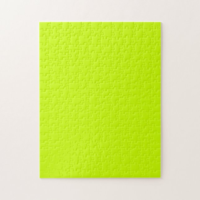 Elektrisk Lime Enfärgad Pussel (Vertikal)