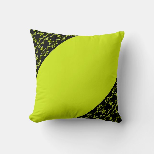 Elektrisk Lime Kudde (Framsida)