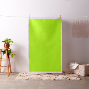 Elektrisk Limegrön Accent Klar att Anpassa Tyg