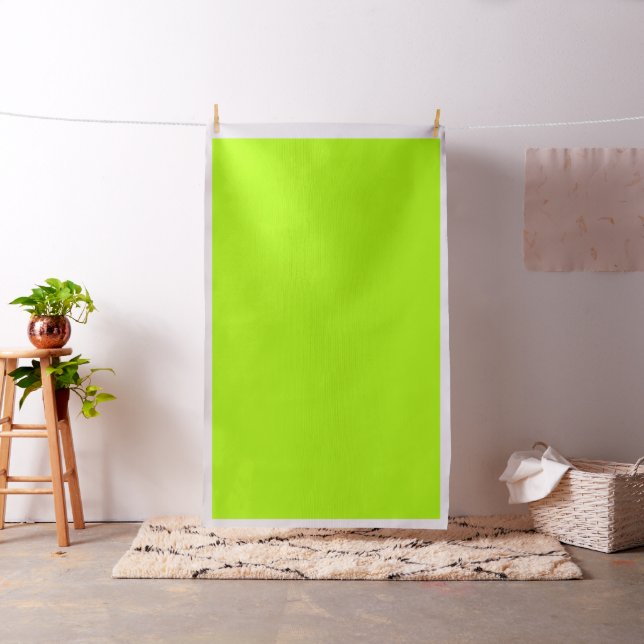 Elektrisk Limegrön Accent Klar att Anpassa Tyg (In Situ)