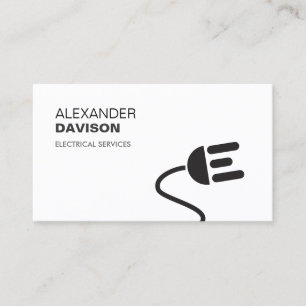 ELEKTRISK LOGOTYP MODERN AFFÄRSKORT II VISITKORT