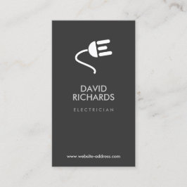 ELEKTRISK LOGOTYP MODERN AFFÄRSKORT III VISITKORT