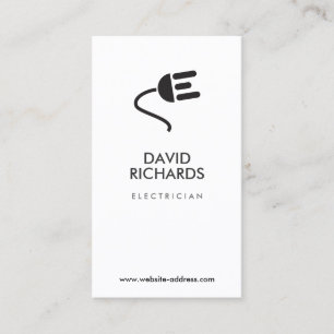 ELEKTRISK LOGOTYP MODERN AFFÄRSKORT IV VISITKORT